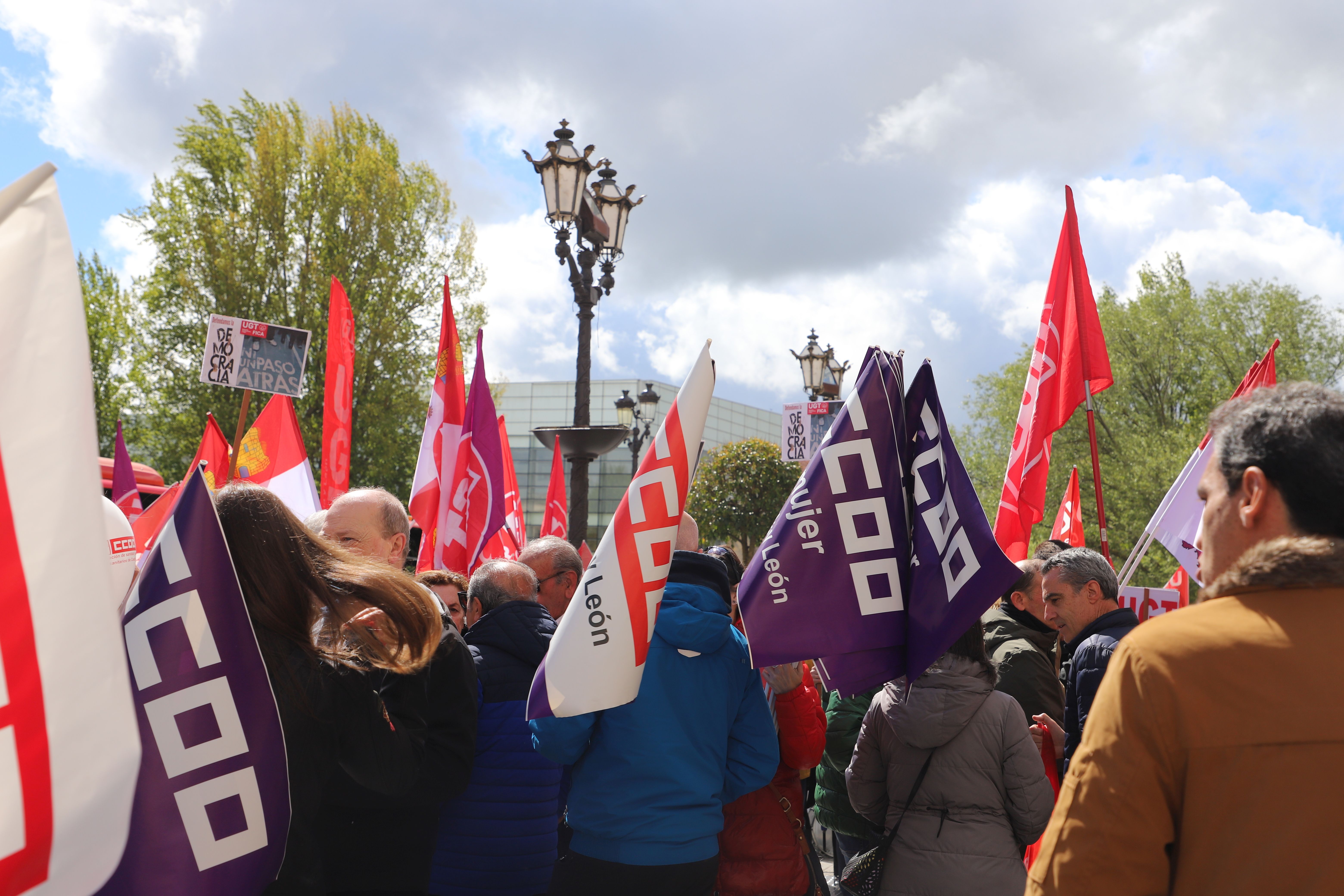 Las imágenes de la manifestación este Primero de Mayo