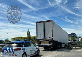 Accidente glorieta N-1 en Burgos