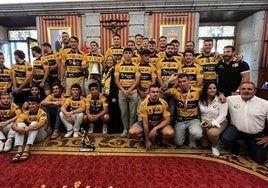 Imagen de la celebración en la plaza Mayor de Burgos.