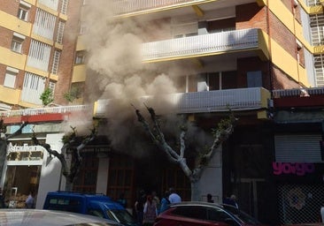 Intoxicada una persona tras arder la cocina de un restaurante en Miranda