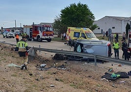 Imagen del vehículo accidentado.