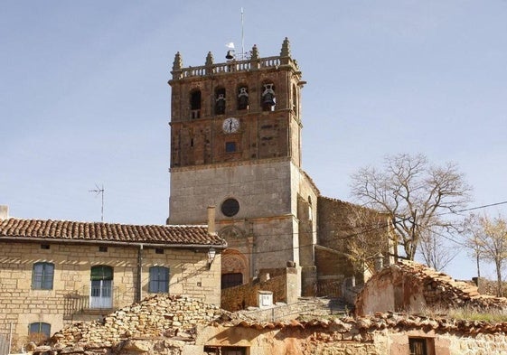 Vista de Revilla del Campo, en Burgos.