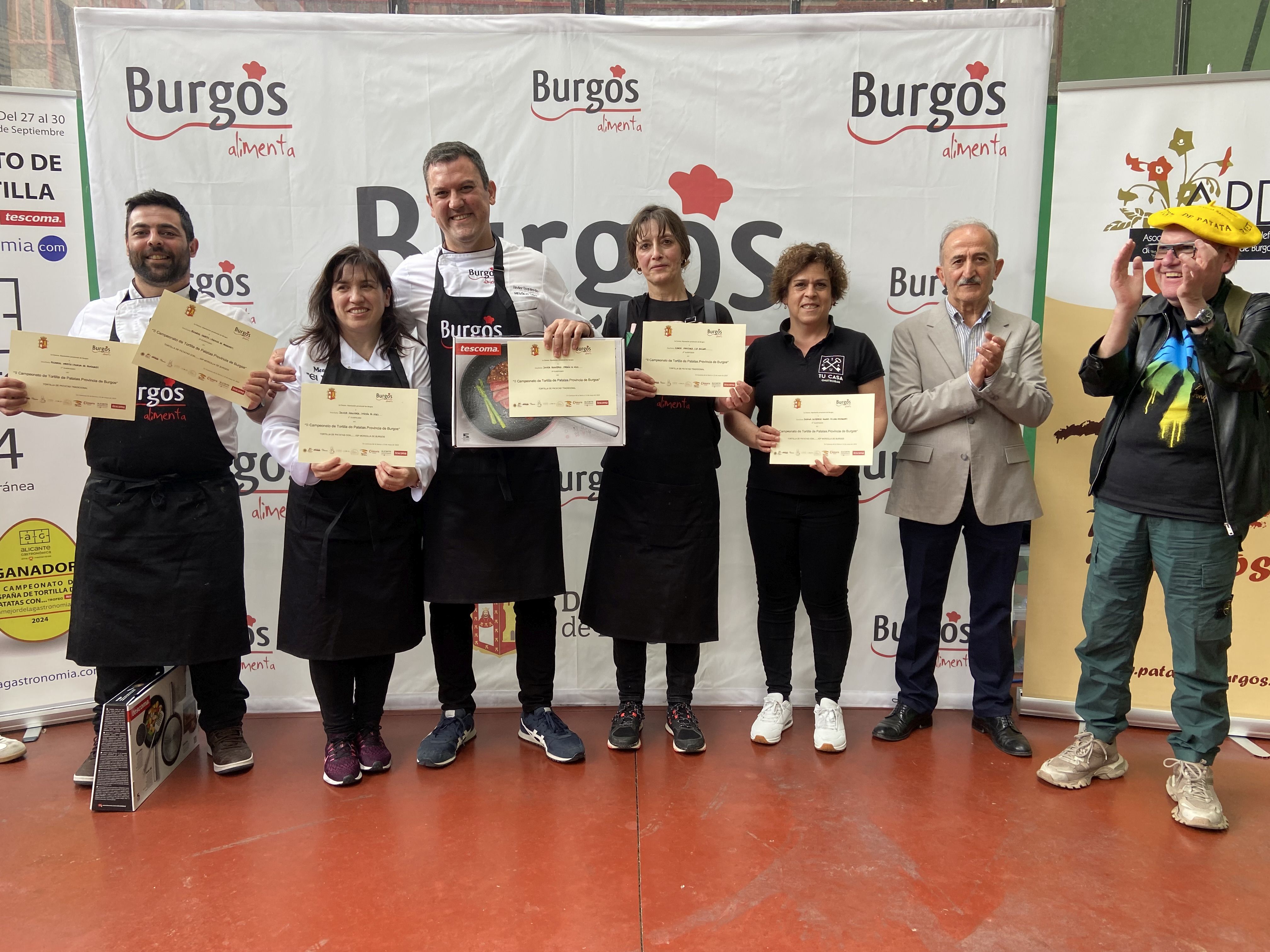 Ganadores del II Campeonato de Tortilla de Patatas Provincia de Burgos