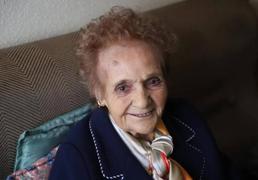 Bárbara, burgalesa de 105 años: «Si estoy aquí es porque la Virgen lo ha querido»