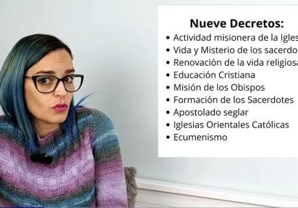 La historiadora del arte Elena Rodríguez explica en qué consistió en Concilio Vaticano II.