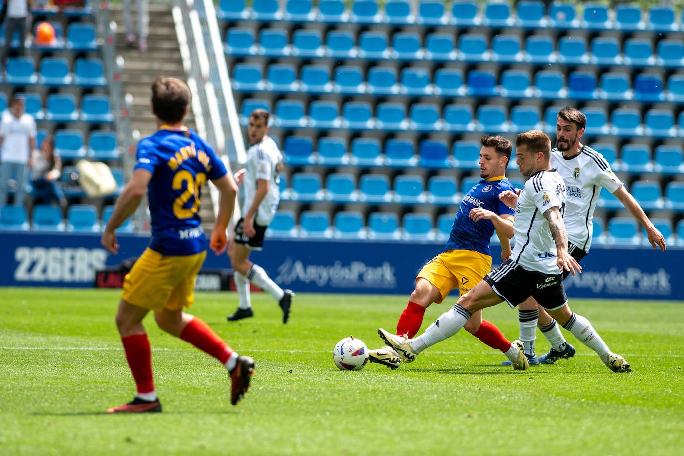 Imágenes de la derrota del Burgos CF en Andorra