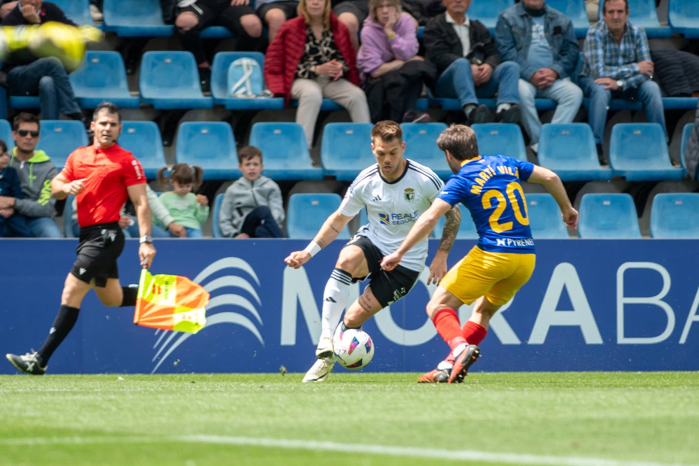Imágenes de la derrota del Burgos CF en Andorra