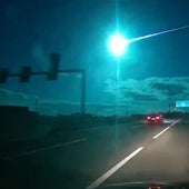 Un meteorito atraviesa el cielo de Burgos dejando una bella estela verde azulada