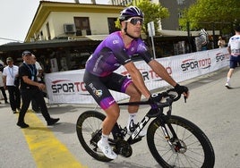 Sebastián Mora, durante el pasado Tour de Turquía.