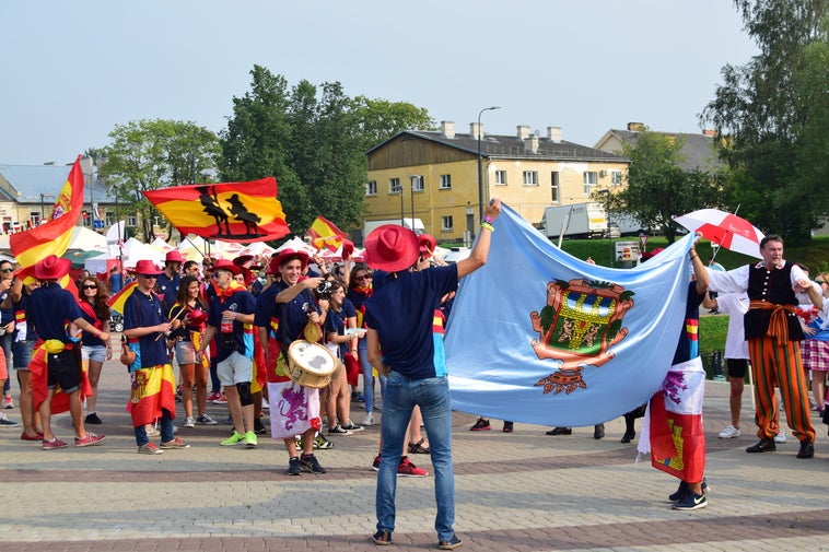 Españoles en el Eurofestival de 2018. Imagen de archivo