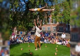 Fotografía del Festival Rural Internacional de Circo de 2022. Imagen de archivo