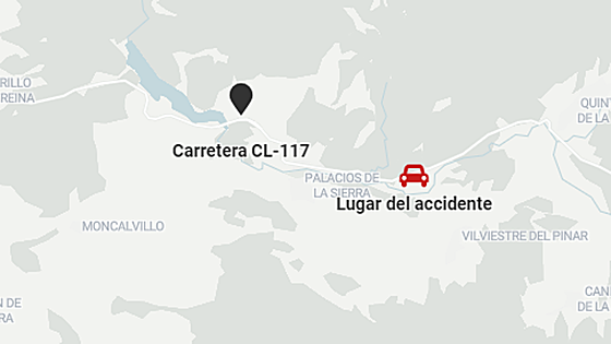 Muere un motorista de 68 años tras colisionar contra una furgoneta en Burgos