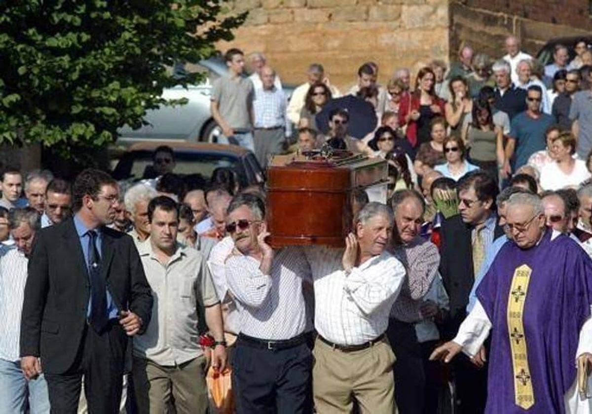 Funeral de la familia Barrio, asesinada en Burgos.