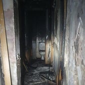 Un incendio calcina una vivienda en la calle Vitoria