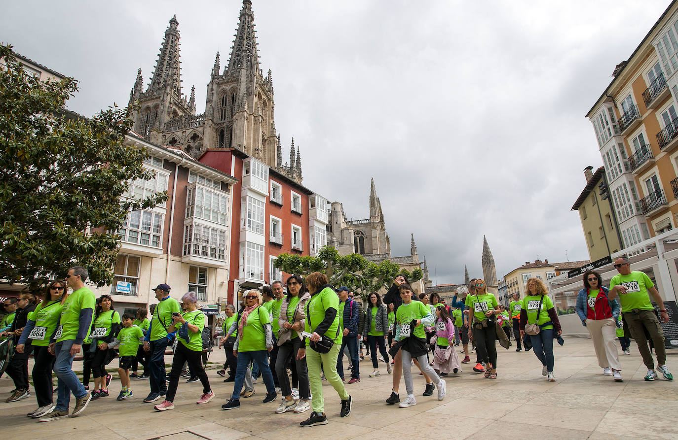 La marcha ha recorrido 5,5 kilómetros de la ciudad.