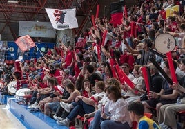 Imagen del encuentro que enfrentó al UBU San Pablo Burgos y al Club Cisne.