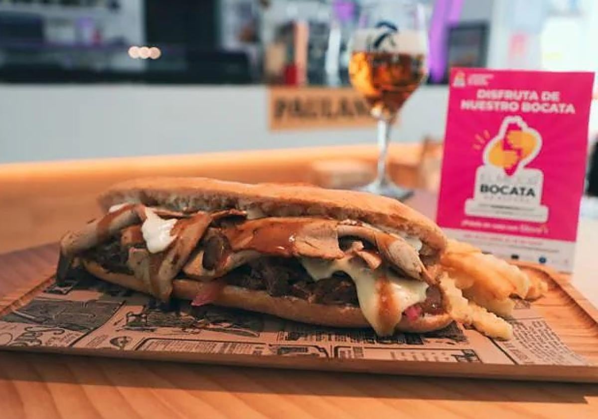 The Boss el bocata participante del Oé Oé Sport Bar