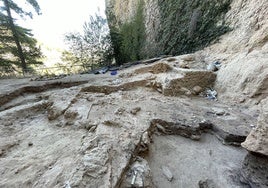 Yacimiento de El Salt, en Alcoy.