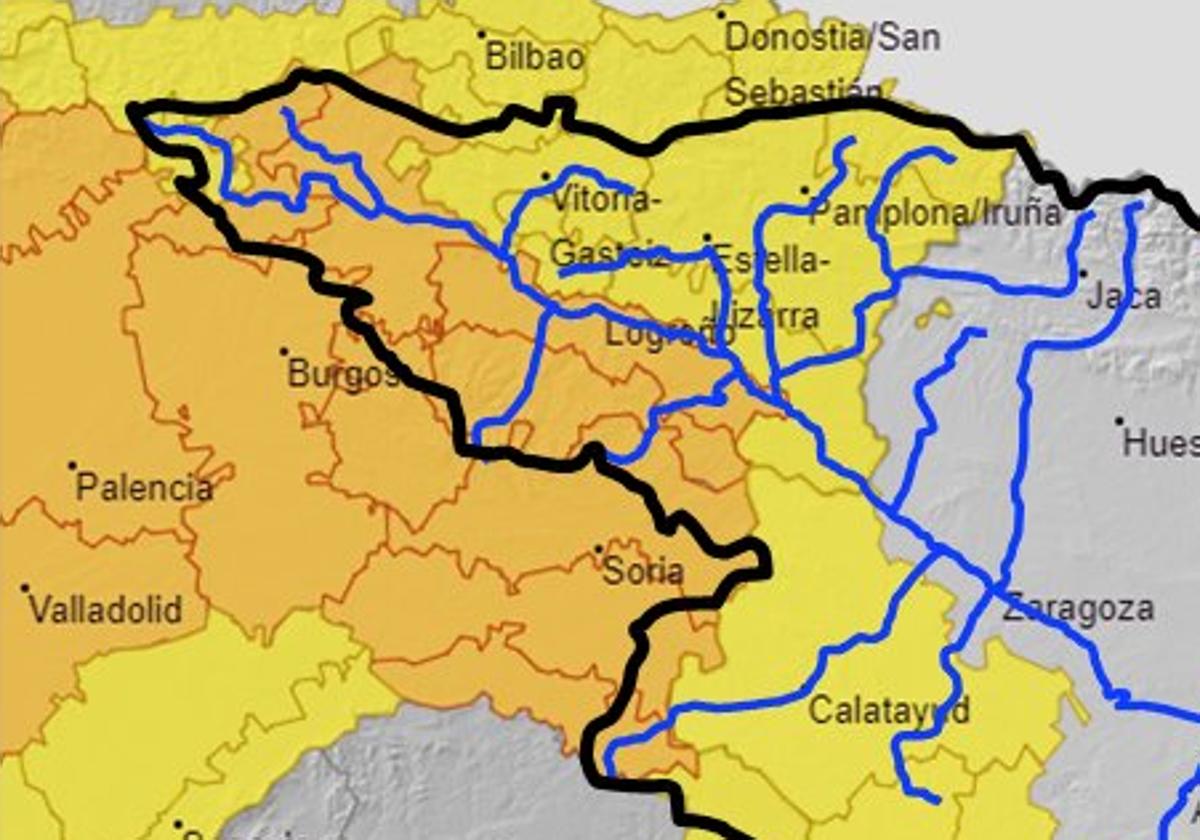 Avisos por lluvias fuertes y en cauces menores y barrancos