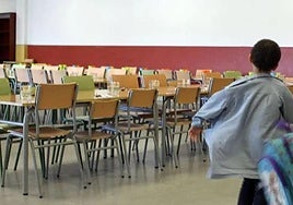 Imagen de archivo de un aula.