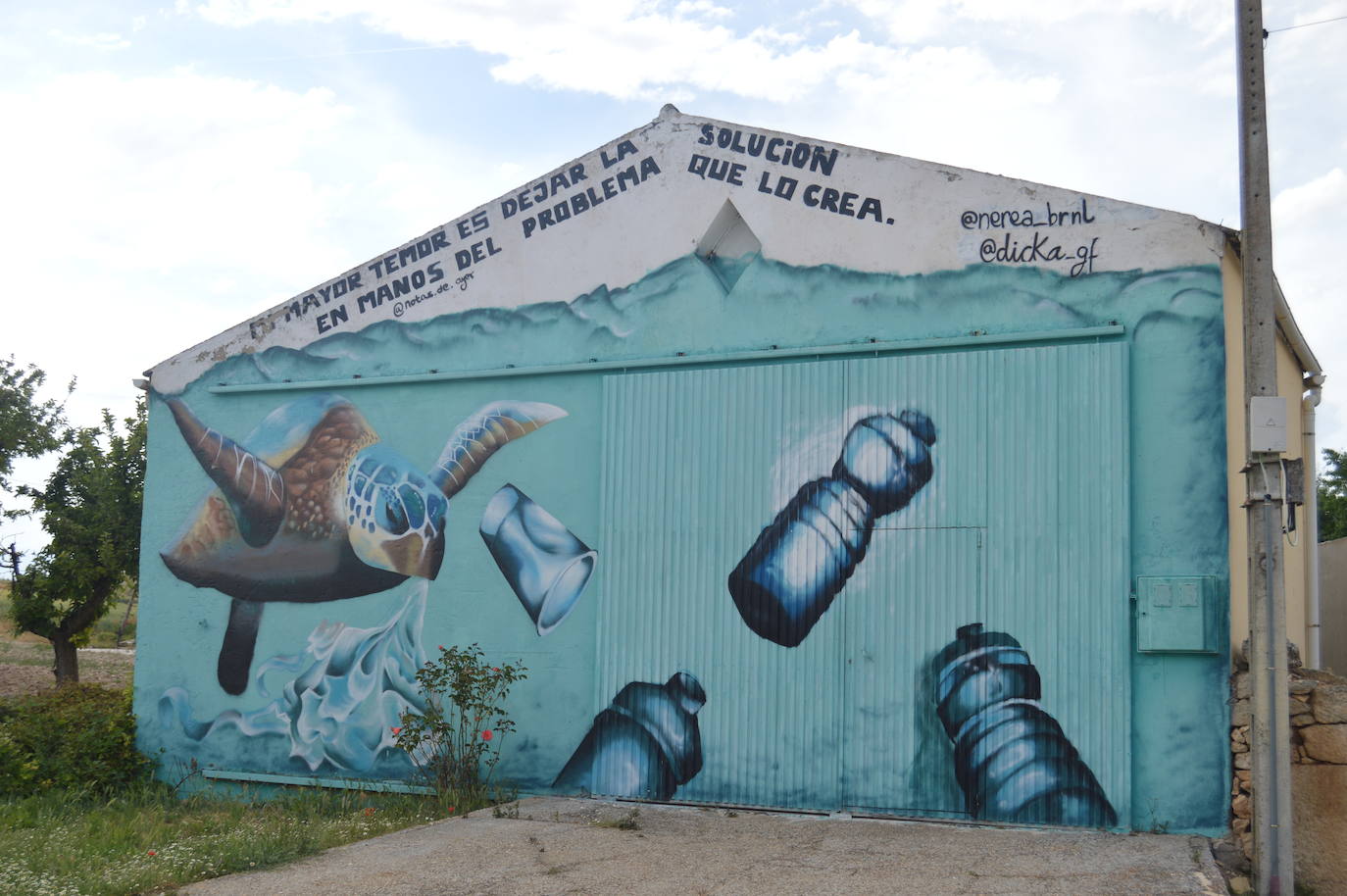 Así es la ruta de los murales de Tubilla del Lago