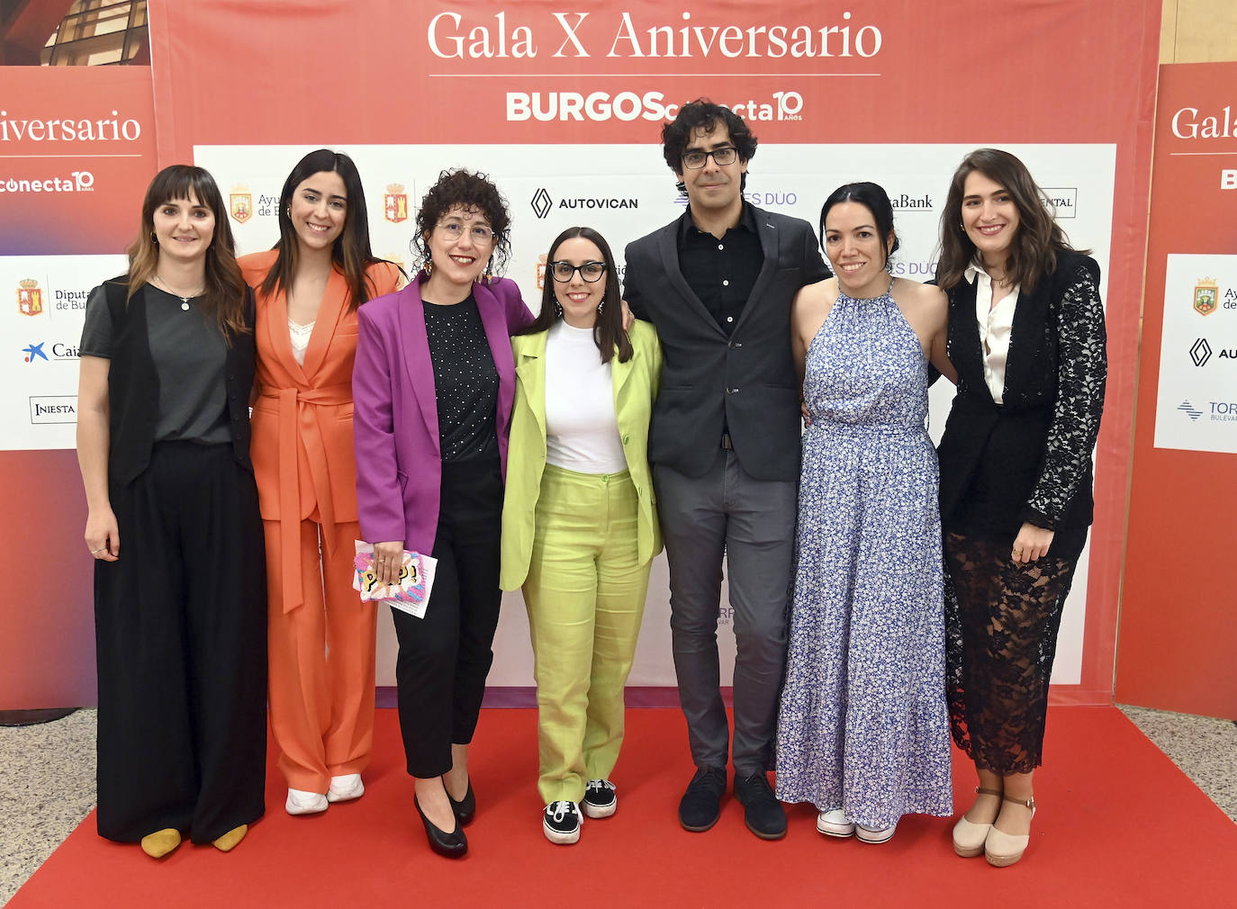 Aythami Pérez, Raquel Romero, Gloria Díez, Sara Sendino, Gabriel de la Iglesia, Ruth Rodero, Natalia Sáez, equipo de Burgosconecta.