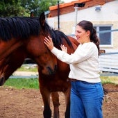 Caballos y perros protagonizan nuevas terapias desde el Burgos rural