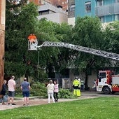 Más de 90 intervenciones de los Bomberos de Burgos por la tromba de agua