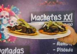 Taconmadre!, taco participante del bar Nuevo Río en el Campeonato de Tacos de España