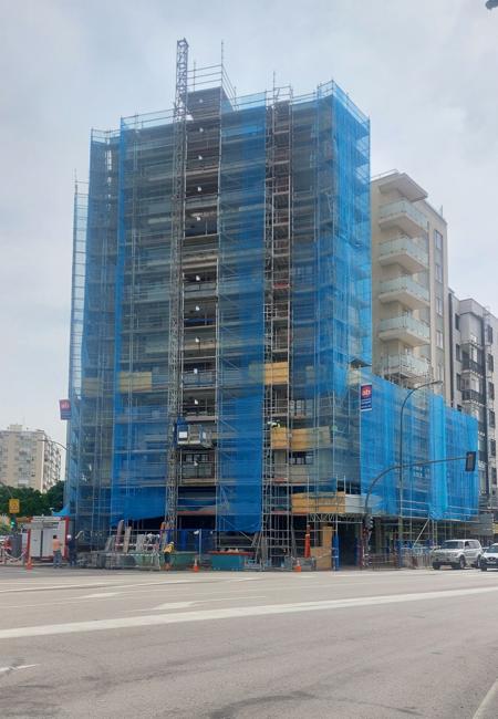 Obras en la Comandancia de la Guardia Civil en Burgos.