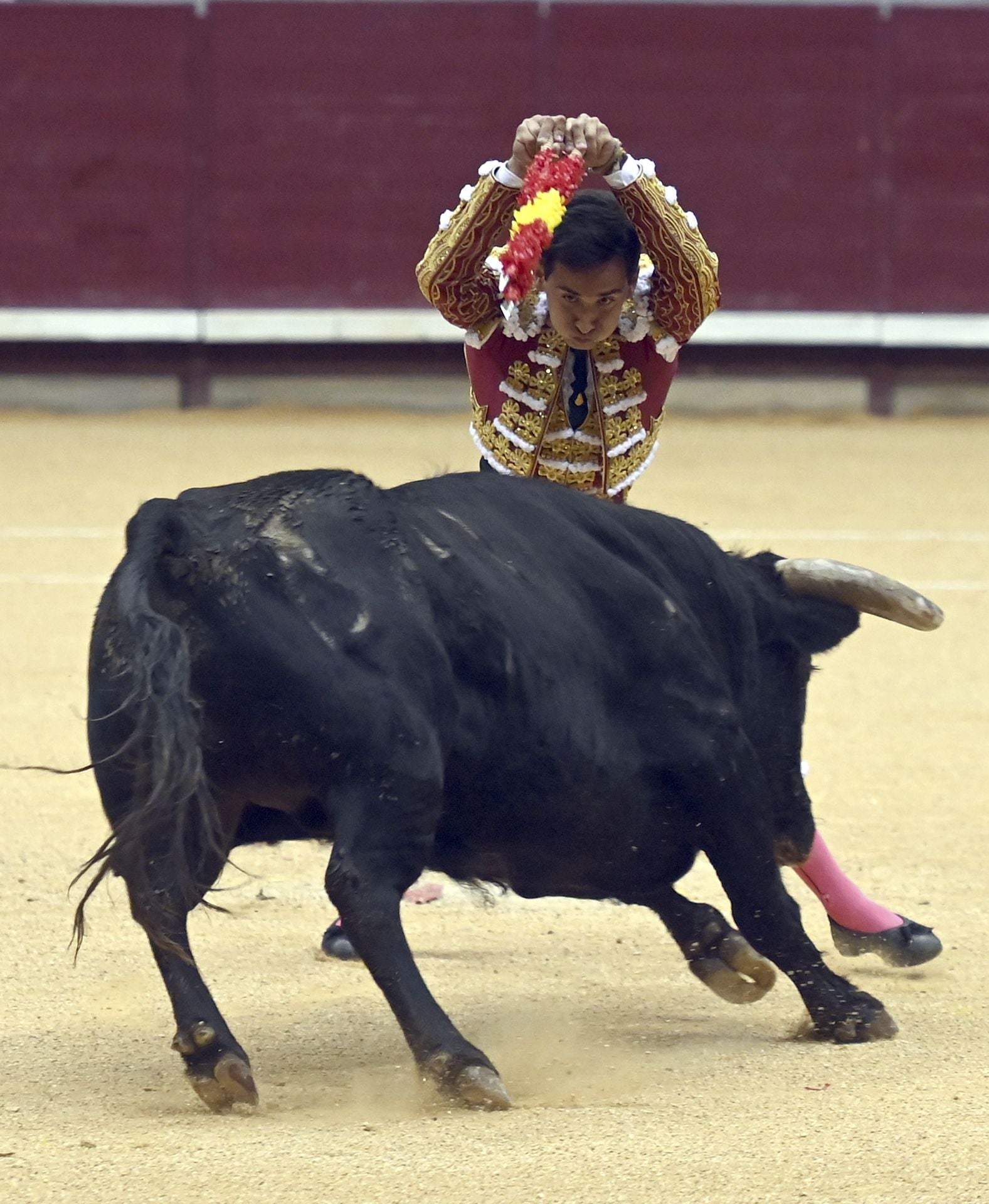 Algunas de las imágenes de la primera corrida de toros de los Sampedros