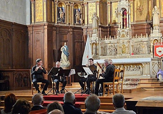 El Quinteto de Viento Pablo Sorozabal inauguró la primera jornada del festival