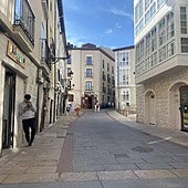 La vieja rúa de Burgos que nace de la puerta de la Texada