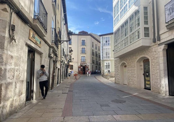 Calle San Gil en Burgos.