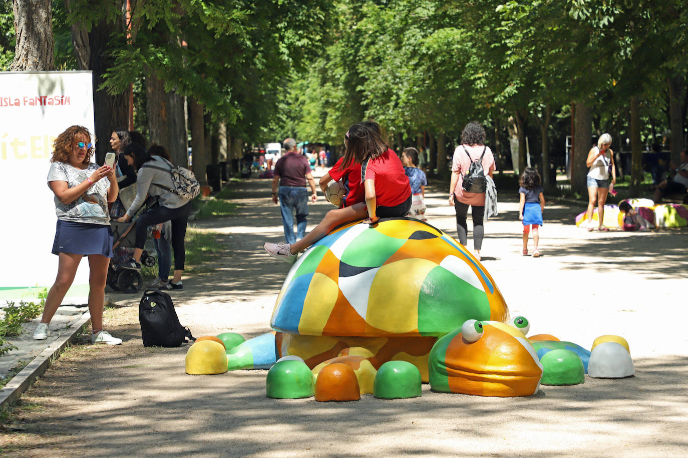 El parque infantil de Isla Fantasía, en imágenes