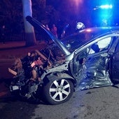 Excarcelada una persona en un accidente en Burgos con tres heridos