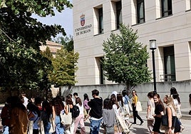 Estudiantes de la Universidad de Burgos.