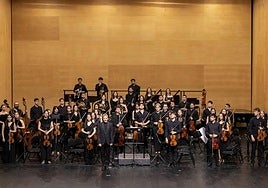 Integrantes de la OSCyL Joven.