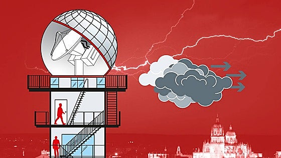 Un radar cazatormentas podrá predecir trombas de agua como la que anegó Burgos