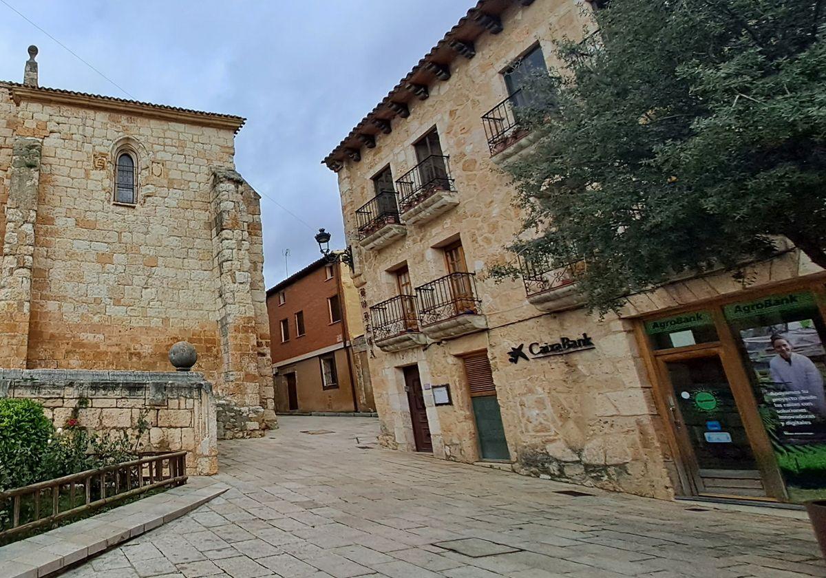 Sucursal de Caixa Bank en Gumiel de Izán.