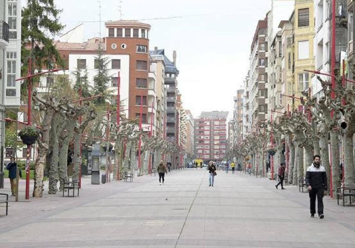 Imagen de archivo de Miranda de Ebro, donde se le perdió la pista al hombre.