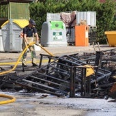 Extinguido un fuego en Burgos que deja inoperativo el punto limpio norte