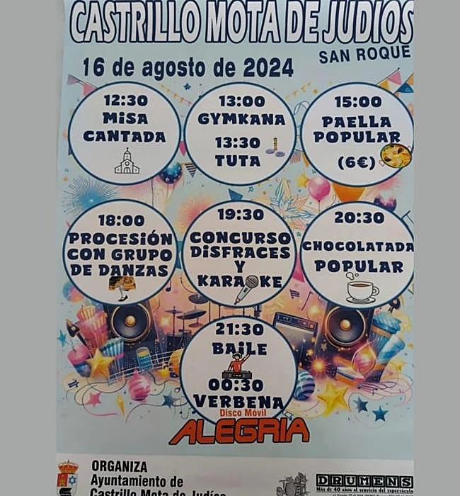 Cartel de fiestas de Castrillo Mota de Judíos 2024.