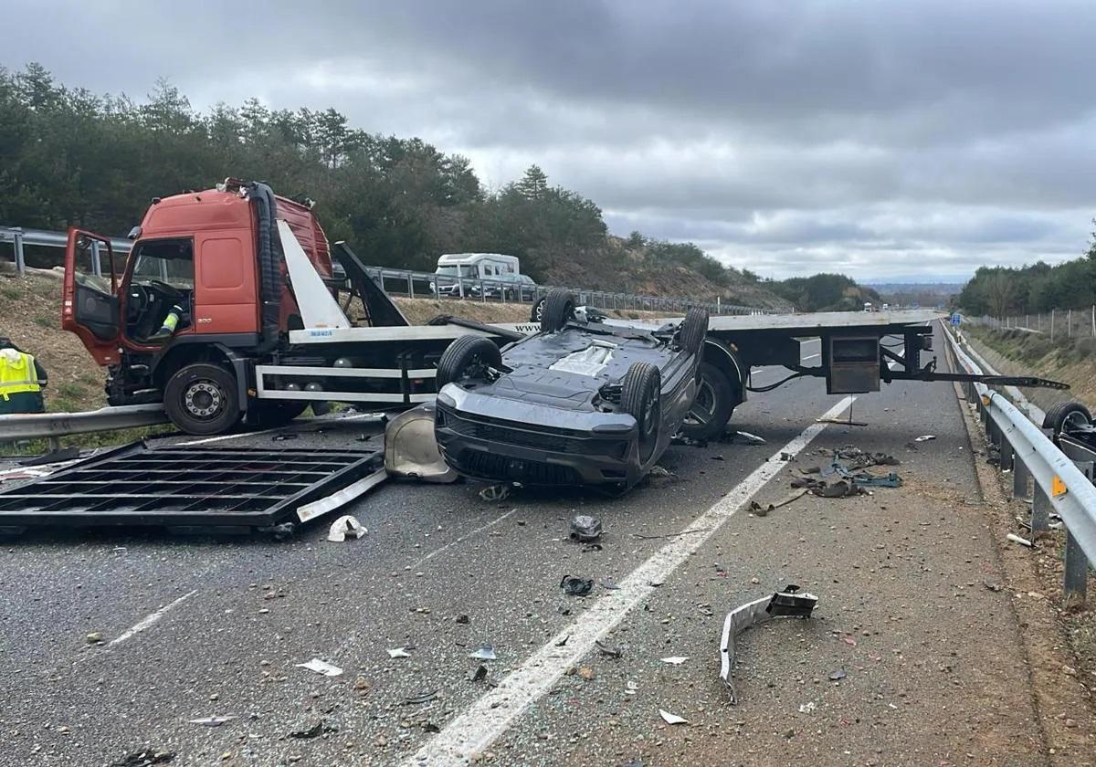 Un accidente sucedido en la provincia de Burgos.