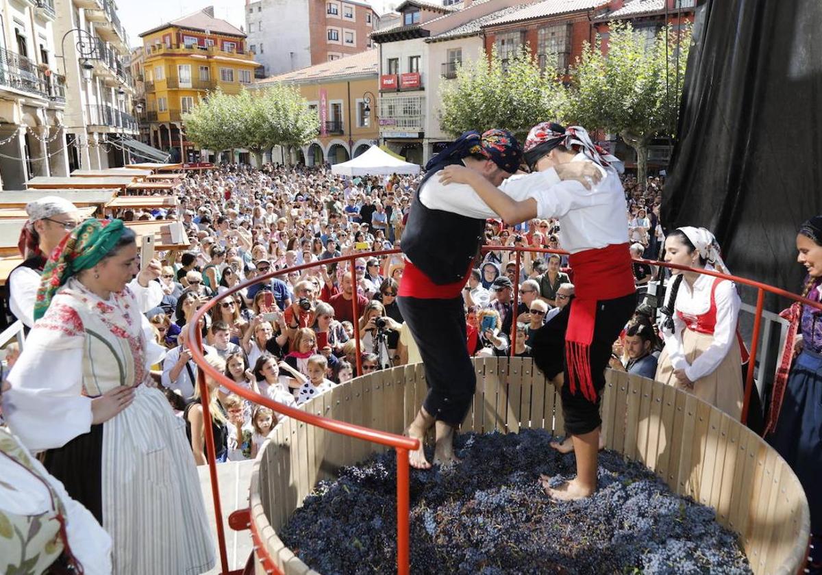 Imagen de archivo de la Gran Fiesta de la Vendimia de la Ribera del Duero.