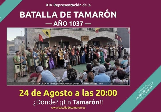 Tamarón revive su histórica batalla en un fin de semana cultural