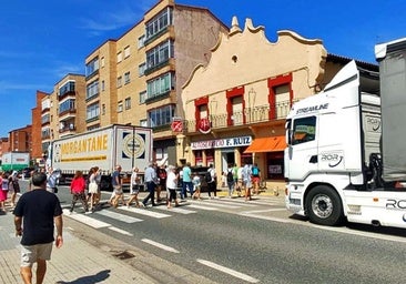 Belorado se echa a la carretera para reclamar la A-12 en Burgos