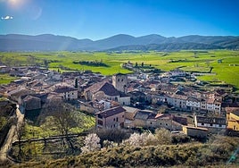 Vista de Santa Gadea del Cid, en Burgos.