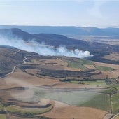 El incendio de Salinillas de Bureba, controlado