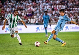 Imagen del partido entre el Córdoba CF y el Burgos CF